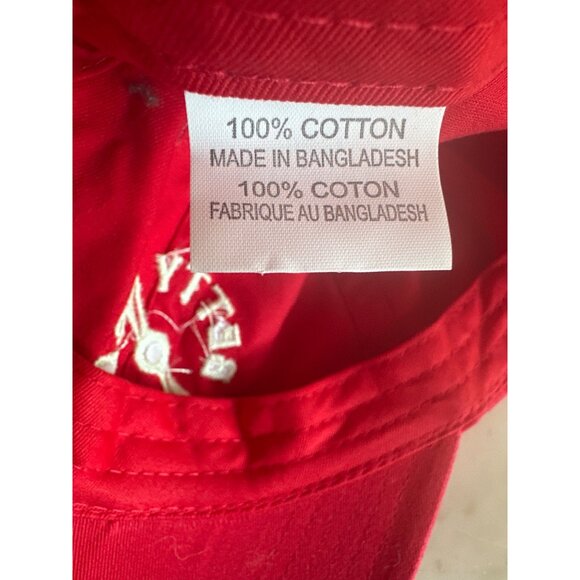 Betty Booze Embroidered Red Baseball Cap Adjustable Nautical Novelty Beach - Picture 5 of 5